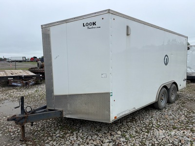 2018 Look 18 ft T/A Enclosed Trailer