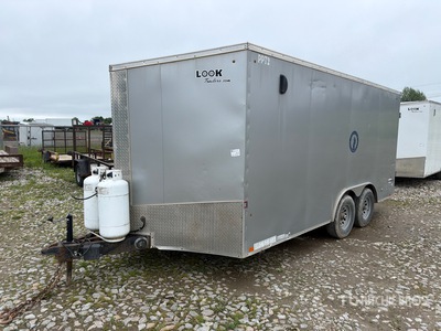 2018 Look 18 ft T/A Enclosed Trailer