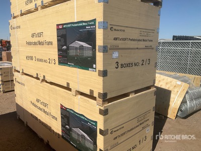 2026 KJ K5100 49 ft x 103 ft Prefabricated Metal Frame Edificio de almacenaje (Unused)