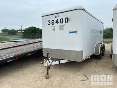 2012 CM 16 ft T/A Enclosed Trailer