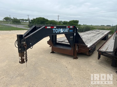 2008 Top Hat 40 ft T/A Gooseneck Pritsche Anhänger