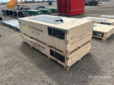 2026 KJ K4525G 45 ft x 25 ft Double Garage Metal Shed (Unused)