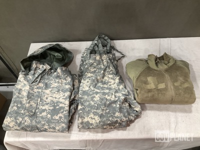 (7) Cold Weather Parkas, (25) Pairs of Cold Weather Trousers & Assorted Items