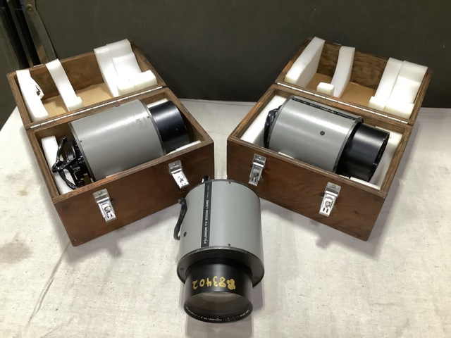 (3) Fujinon C10X16A-MD3K TV Zoom Lenses