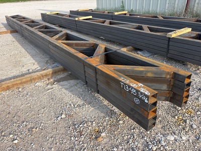 Quantity of (5) 18 in x 20 ft Metal Trusses (Unused)