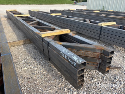 Quantity of (5) 18 in x 20 ft Metal Trusses (Unused)