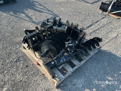 Quantity of (9) 2026 AGT 12EX-ATA Mini Excavator Attachments (Unused)
