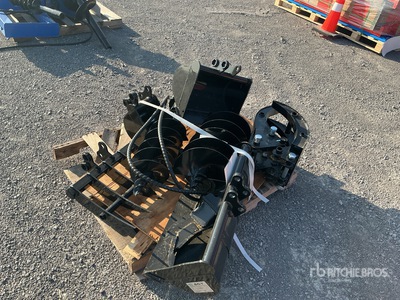 Quantity of (9) 2026 AGT 12EX-ATA Mini Excavator Attachments (Unused)