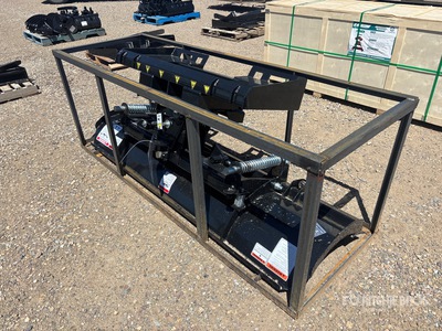 2026 Mower King SPA84 84 in 4-Way Skid Steer Dozer (Unused)