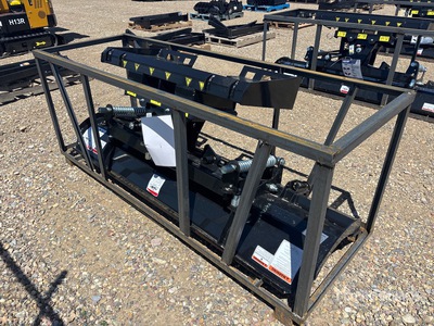 2026 Mower King SPA84 84 in 4-Way Skid Steer Dozer (Unused)