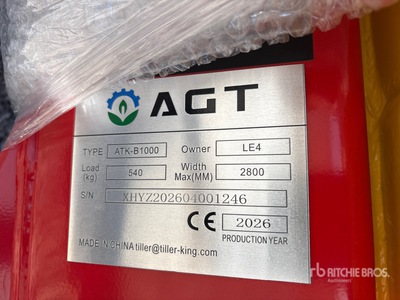 2026 AGT ATK-B1000 2 Post 10000 lb Vehicle Lift (Unused)