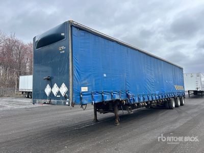 2007 Manac 13353 53 ft Tri/A Step Deck مقطورة جانبية بستائر