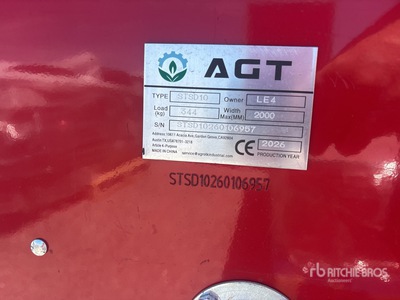 2026 AGT STSD10 3-Point & Semoir à direction compacte (Unused)