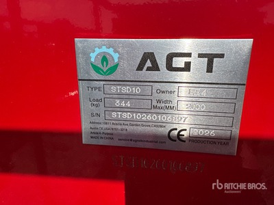 2026 AGT STSD10 3-Point & Semoir pour chargeuse à différentiel (Unused)