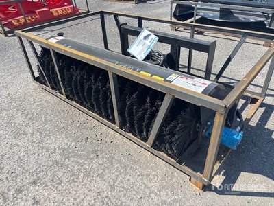2026 Mower King SSAB72 72 in Skid Steer Broom (Unused)