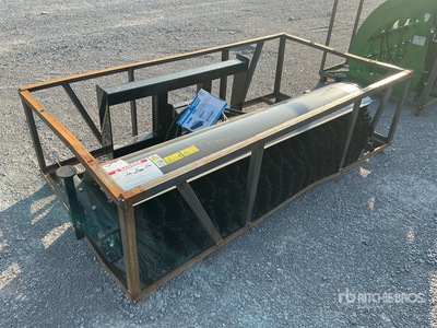 2026 Mower King SSAB72 72 in Skid Steer Broom (Unused)