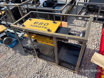 2026 AGT PD680-PZ Skid Steer Post Driver (Unused)