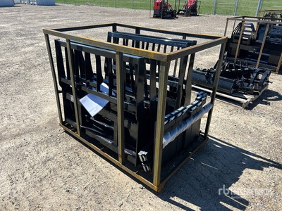 Quantity of (5) 2026 Mower King SA-100 48 in Heavy Duty Fourches pour chargeuse à différentiel (Unused)