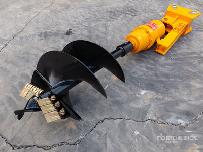 2026 GIYI Mini Excavator Auger - Fits Cat 303 (Unused)