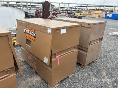 Quantity of (2) Knaack Job Site Box