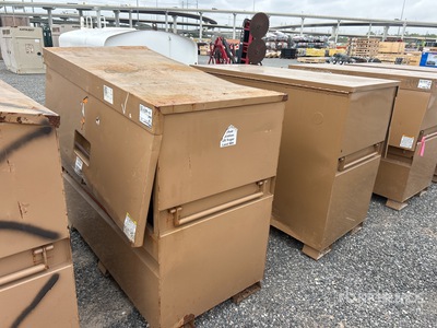 Quantity of (2) Knaack Job Site Box