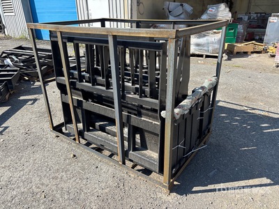 Quantity of (5) 2026 Mower King SA-100 48 in Heavy Duty Skid Steer Forks (Unused)