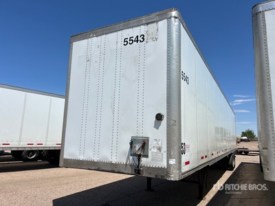 2013 Wabash Dura-Plate 53 ft x 102 in T/A Van Trailer