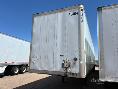 2012 Wabash DVCVHPC 53 ft x 102 in T/A Van Trailer