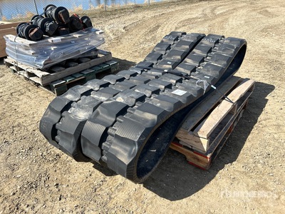 Quantity of (2) 15 in Rubber Tracks