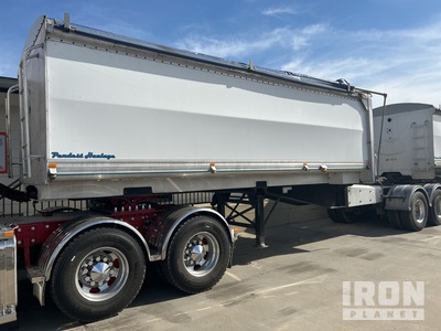 2010 Sloanebuilt Tri/A B-Double Lead End Dump Trailer