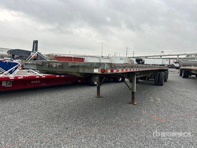 2000 48 ft T/A Spread Axle Flatbed Trailer