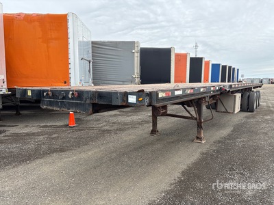 2013 Dorsey 53 ft Tri/A 53 ft - 90 ft Extendable Flatbed Trailer