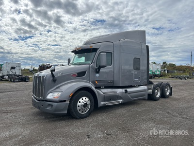 2020 Peterbilt 579 6x4 3- Achs Sattelzugmaschine mit Schlafkabine