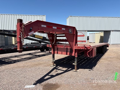 2002 Parker 26 ft T/A Gooseneck Remorque pour équipement
