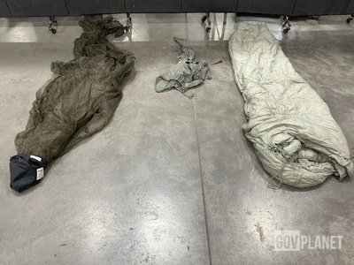 (20) Sleeping Bags, (3) Insect Net Protectors & Assorted Items