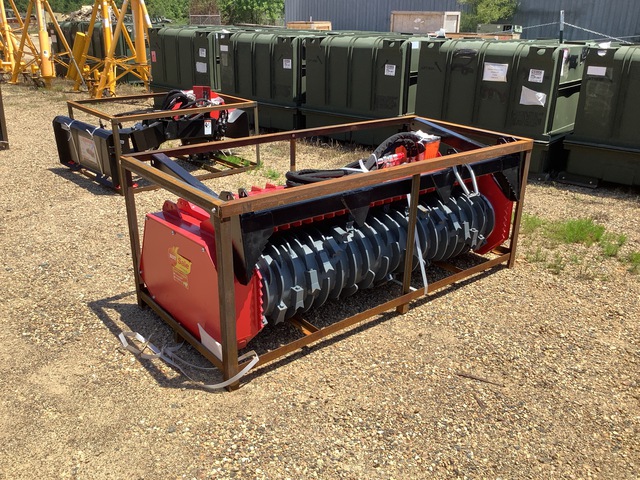 Raytree RMBD72S 72" Skid Steer Drum Mulcher - Unused Raytree RMBD72S 72" Skid Steer Drum Mulcher - Unused