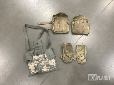 (5) IFAK Pouches, (46) Ammunition Magazine Pockets & Assorted Items