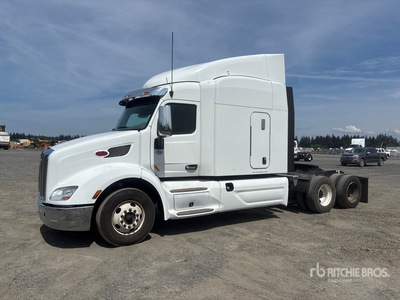 2019 Peterbilt 579 6x4 تراكتور شاحنة كابينة النوم (ثنائية المحور)