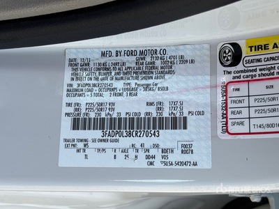 2012 Ford Fusion SE Hybrid Automobile
