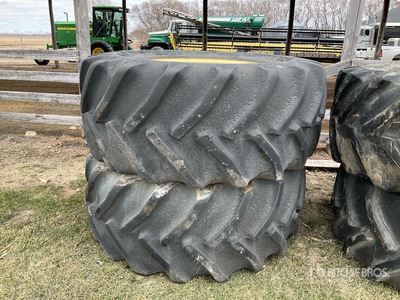Quantity of (2) Goodyear 800/70R38 Tyres