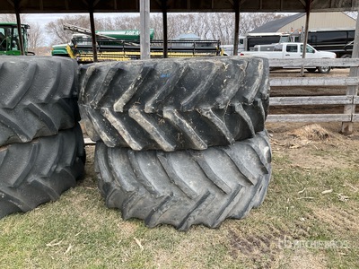 Quantity of (2) Goodyear 800/70R38 Tyres