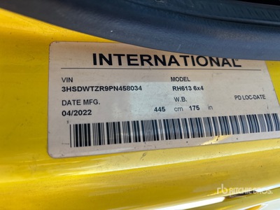 2023 International RH613 6x2 T/A Day Cab Truck Tractor