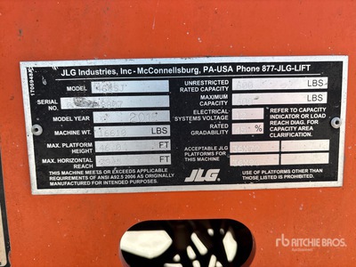 2018 JLG 460SJ Nacelle téléscopique