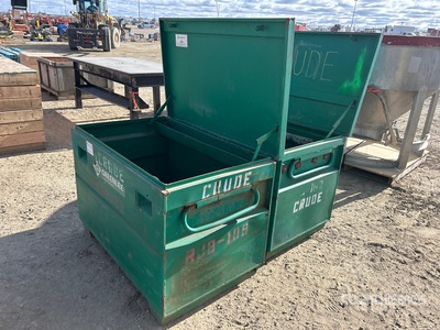 Quantity of (2) Greenlee 3048 Storage Box, 3048 Chest Job Site Box