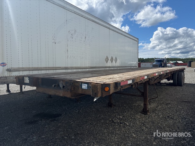 2001 Great Dane 45 ft T/A Flatbed Trailer