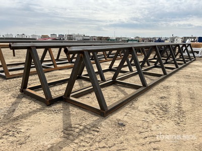 Quantity of (2) 2025 Walkers Rig Welding 40 ft Pipe Rack