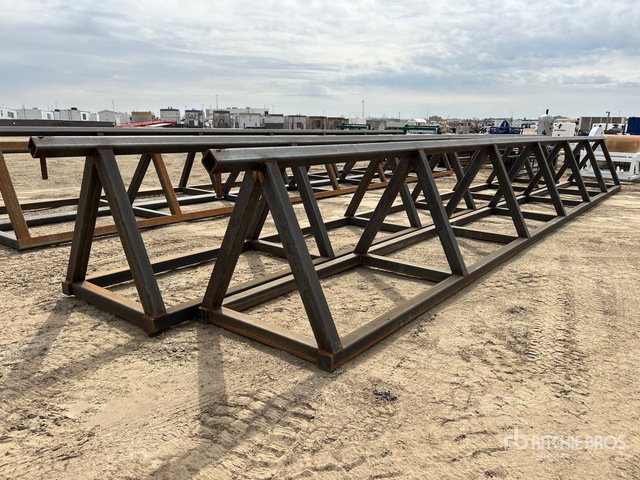 Pipe Weld On Rack Quantity of (2) 2025 Walkers Rig Welding 40 ft Pipe Rack | Ritchie Bros ...
