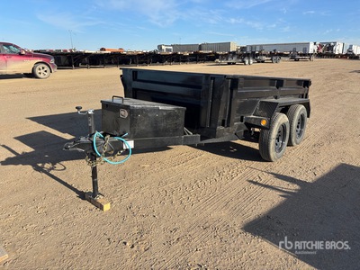 2026 Walkers Rig Welding 10 ft T/A Remorque à Benne Utilitaire