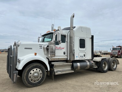 2014 Kenworth W900 6x4 T/A Sleeper Truck Tractor
