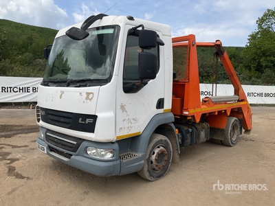 2011 DAF 4x2 Skip Camión Portacontenedores